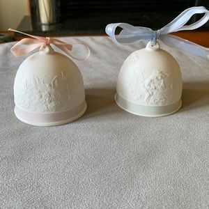 Lladro Spring (1991) and Summer (1992) Collector’s Bells